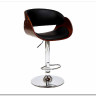 Барный стул LANDO (mod.4036) черный/орех/хром заказать в интернет магазине по цене 15 120 руб. в Самаре