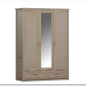 Шкаф с зеркалом Classic SZF3D2S глиняный серый BRW заказать в интернет магазине по цене 71 961 руб. в Самаре