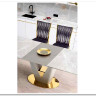 Стул кухонный K436  Halmar (серый/золотой) заказать в интернет магазине по цене 16 938 руб. в Самаре