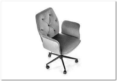 Кресло компьютерное Halmar TULIP (серый/черный)