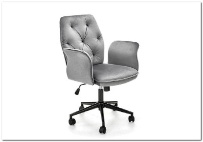 Кресло компьютерное Halmar TULIP (серый/черный)