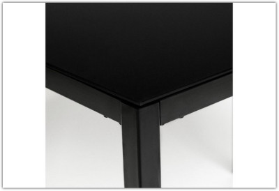 Стол VALIO ( mod. DT1165-1 ) металл/стекло черный