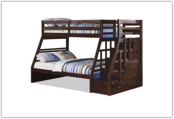 Двухъярусная кровать Эрика-2 с нижним спальным местом 120 из сосны по цене 81 523 руб. в магазине Другая Мебель в Самаре