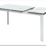 Стол CORNER 120 HIGH GLOSS STATUARIO керамика, стекло/ белый каркас, DISAUR заказать в интернет магазине по цене 59 400 руб. в Самаре