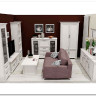 Шкаф-витрина Stylius (Стилиус) B169-REG1W2S BRW заказать в интернет магазине по цене 34 400 руб. в Самаре