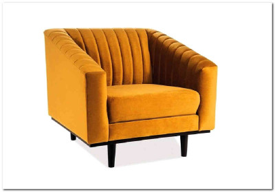 Кресло ASPREY 1 Velvet Bluvel 68  Signal (карри)