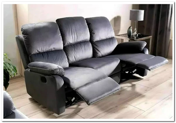 Диван-реклайнер Signal SPENCER 3 VELVET (серый) заказать в интернет магазине по цене 92 497 руб. в Самаре