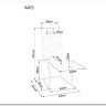 Стул кухонный SIGNAL AXO Brego 18 серый/черный заказать в интернет магазине по цене 9 382 руб. в Самаре