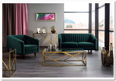 Кресло ASPREY 1 Velvet Bluvel 78  Signal (зеленый)