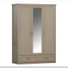 Шкаф с зеркалом Классик SZF2D1L2S глиняный серый БРВ заказать в интернет магазине по цене 105 620 руб. в Самаре