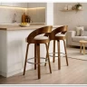 Стул барный Halmar H-110 (кремовый/ореховый) заказать в интернет магазине по цене 17 259 руб. в Самаре
