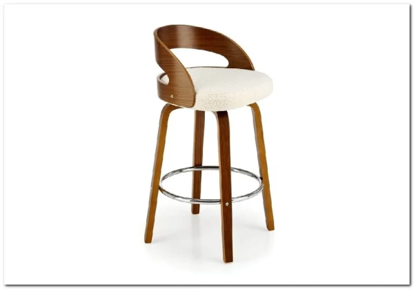 Стул барный Halmar H-110 (кремовый/ореховый) заказать в интернет магазине по цене 17 259 руб. в Самаре