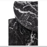 Комплект Halmar OREO, 2 стола журнальных (черный мрамор/черный) заказать в интернет магазине по цене 14 926 руб. в Самаре