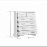 Комод Stylius (Стилиус) B169-KOM6S BRW заказать в интернет магазине по цене 40 710 руб. в Самаре