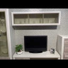 Витрина навесная Koen SFW1W/148 ясень снежный BRW заказать в интернет магазине по цене 7 570 руб. в Самаре