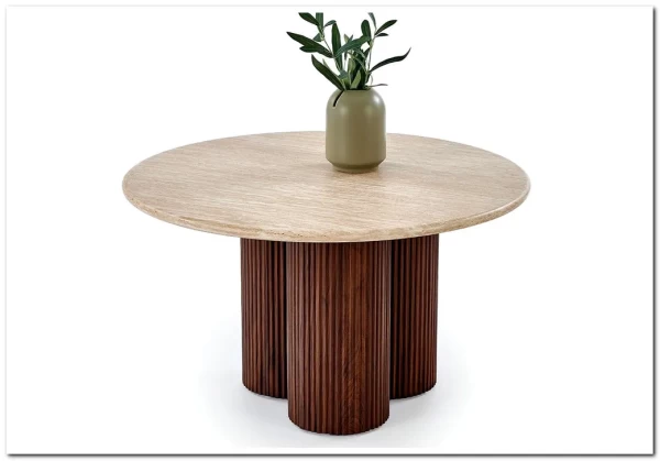 Стол журнальный Halmar DOROTEA (травертин/орех) заказать в интернет магазине по цене 22 562 руб. в Самаре