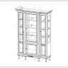 Витрина FL-W3 Florencja Taranko   заказать в интернет магазине по цене 379 773,90 руб. в Самаре
