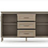 Комод Classic KOM2D3S глиняный серый BRW заказать в интернет магазине по цене 37 200 руб. в Самаре
