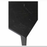 Стол CORNER 120 MATT BLACK MARBLE SOLID CERAMIC / BLACK, DISAUR заказать в интернет магазине по цене 53 750 руб. в Самаре