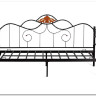 Купить Кровать Federica (mod. AT-881) 90*200 см (Day bed), красный дуб/черный с доставкой по России по цене производителя можно в магазине Другая Мебель в Самаре