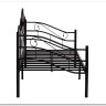 Купить Кровать Federica (mod. AT-881) 90*200 см (Day bed), красный дуб/черный с доставкой по России по цене производителя можно в магазине Другая Мебель в Самаре