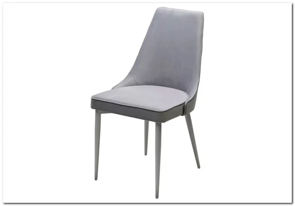 Стул NEPAL-P СВЕТЛО-СЕРЫЙ BM-4, велюр/ белый каркас заказать в интернет магазине по цене 7 100 руб. в Самаре