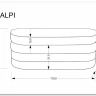 Пуф Halmar CALPI (бежевый) заказать в интернет магазине по цене 22 688 руб. в Самаре