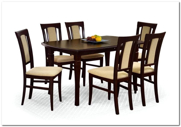 Стол обеденный Halmar FRYDERYK 160/240 раскладной (темный орех) заказать в интернет магазине по цене 51 801 руб. в Самаре