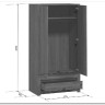 Шкаф Када SZF2D1S BRW заказать в интернет магазине по цене 23 770 руб. в Самаре