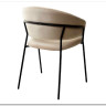 Стул ГЕММА цвет бежевый #H06 велюр / черный каркас заказать в интернет магазине по цене 6 500 руб. в Самаре