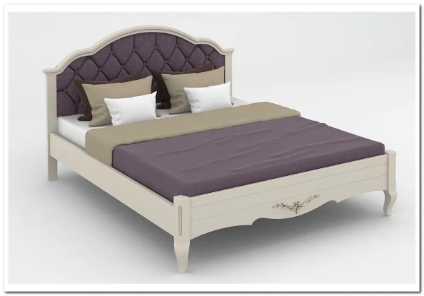 Кровать с каретной стяжкой Флоренция из массива бука заказать в интернет магазине по цене 69 401 руб. в Самаре