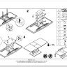 Стол обеденный Halmar NORD, раскладной (белый/черный) заказать в интернет магазине по цене 66 620 руб. в Самаре