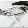 Стол TRENTO 120 HIGH GLOSS STATUARIO Белый мрамор глянцевый, керамика/ белый каркас заказать в интернет магазине по цене 73 620 руб. в Самаре