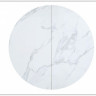 Стол TRENTO 120 HIGH GLOSS STATUARIO Белый мрамор глянцевый, керамика/ белый каркас заказать в интернет магазине по цене 73 620 руб. в Самаре