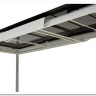 Стол CREMONA 140 HIGH GLOSS STATUARIO Белый мрамор глянцевый керамика/ белый каркас заказать в интернет магазине по цене 74 610 руб. в Самаре