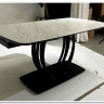 Стол MATERA 160 MARBLES KL-99 Белый мрамор матовый, итальянская керамика/ черный каркас заказать в интернет магазине по цене 116 100 руб. в Самаре
