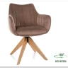 Стул кухонный Signal AZALIA D Velvet Bluvel 40 поворотный (темно-бежевый/дуб) заказать в интернет магазине по цене 21 209 руб. в Самаре