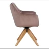 Стул кухонный Signal AZALIA D Velvet Bluvel 40 поворотный (темно-бежевый/дуб) заказать в интернет магазине по цене 21 209 руб. в Самаре
