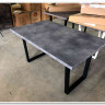 Стол ЛОФТ Бетон Портленд/ Черный 138 заказать в интернет магазине по цене 22 500 руб. в Самаре