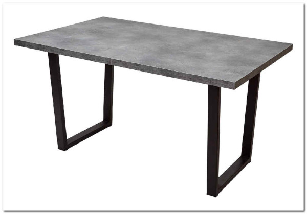 Стол ЛОФТ Бетон Портленд/ Черный 138 заказать в интернет магазине по цене 22 500 руб. в Самаре
