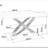 Стол обеденный Signal HERMES (эффект белого мрамора/золотой) заказать в интернет магазине по цене 92 350 руб. в Самаре