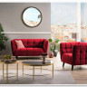 Диван CASTELLO 2 Velvet Bluvel 59  Signal (бордовый) заказать в интернет магазине по цене 84 495 руб. в Самаре