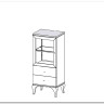Комод-бар LA-KB 1/2 BAREK L/P Lagos Taranko заказать в интернет магазине по цене 97 820,55 руб. в Самаре
