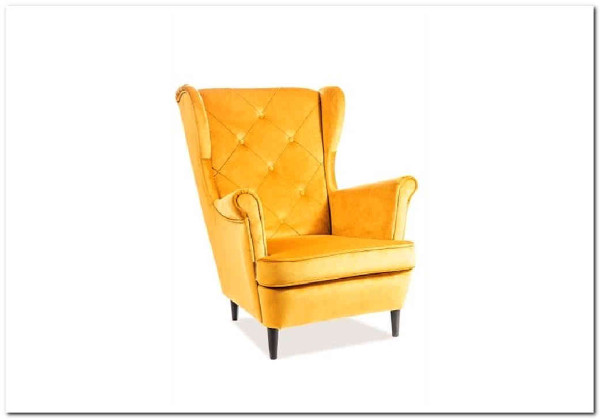 Кресло LADY Velvet Bluvel 68  Signal (карри) заказать в интернет магазине по цене 47 283 руб. в Самаре
