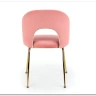 Стул кухонный Halmar K385 (светло-розовый/золотой) заказать в интернет магазине по цене 11 746 руб. в Самаре