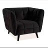 Кресло CASTELLO 1 Velvet Bluvel 19  Signal (черный) заказать в интернет магазине по цене 66 434 руб. в Самаре