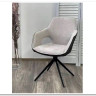 Стул ROCKS 180 град. Светло-серый Enjoy 151, ткань/ темно-серый Maison 95, PU/ черный каркас, DISAUR заказать в интернет магазине по цене 0 руб. в Самаре