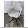 Стул ROCKS 180 град. Светло-серый Enjoy 151, ткань/ темно-серый Maison 95, PU/ черный каркас, DISAUR заказать в интернет магазине по цене 0 руб. в Самаре