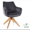 Стул кухонный Signal AZALIA D Velvet Bluvel 14 поворотный (серый/дуб) заказать в интернет магазине по цене 21 209 руб. в Самаре