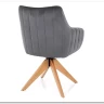 Стул кухонный Signal AZALIA D Velvet Bluvel 14 поворотный (серый/дуб) заказать в интернет магазине по цене 21 209 руб. в Самаре